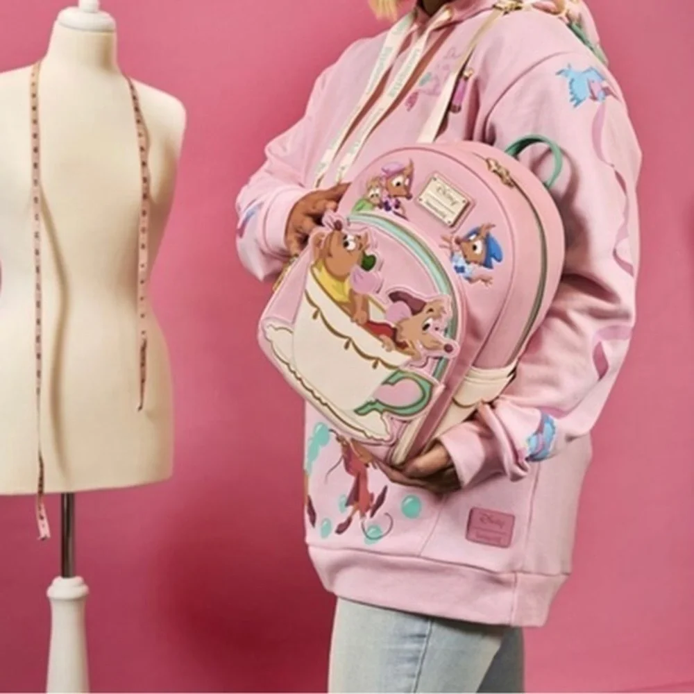Disney’s Cinderella Gus and Jaq Teacup Mini Backpack